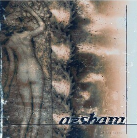 Azshara | Ashen Skies [Explicit Content] (Limited Edition, Half Black/ Half Bone w/ Army Green Splatter Colored Vinyl) | Vinyl