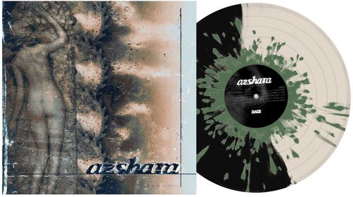 Azshara | Ashen Skies [Explicit Content] (Limited Edition, Half Black/ Half Bone w/ Army Green Splatter Colored Vinyl) | Vinyl