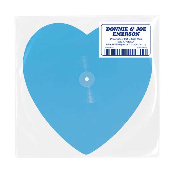 Donnie & Joe Emerson - Baby Blue Heart Shaped 7" | Vinyl