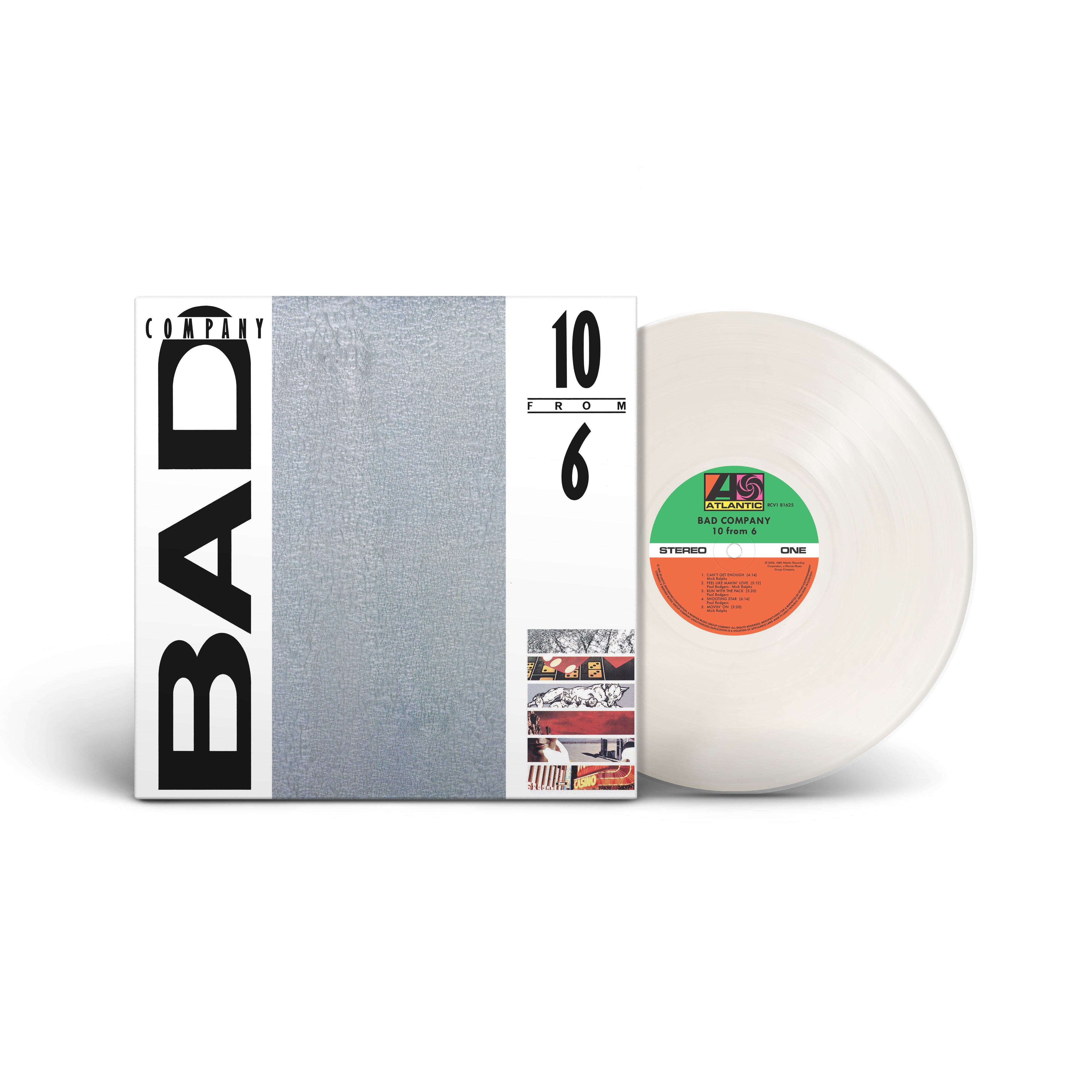 Bad Company - 10 From 6 (ROCKTOBER) (Translucent Milky Clear Vinyl) | Vinyl