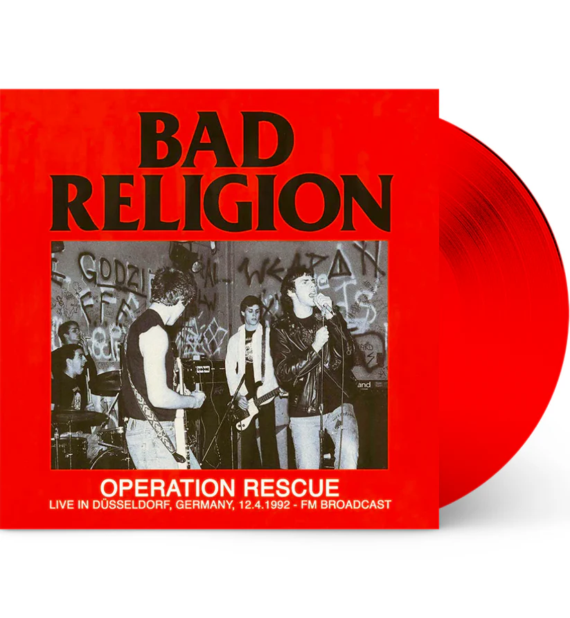 Bad Religion - Operation Rescue: Live in Düsseldorf, 1992 (Limited Edition, Red Vinyl) [Import] | Vinyl