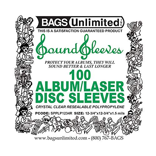 Bags Unlimited | Bags Unlimited Spplp1234R 12"Loose Fit Resealable Poly Sleeves-100Ct | Vinyl Accessories