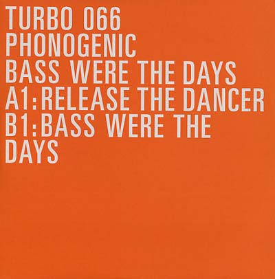 PHONOGENIC - Bass Were The Days | Vinyl