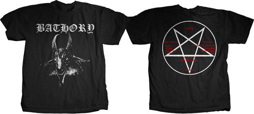 Bathory - Goat Logo - Unisex T-Shirt (Black) | Apparel
