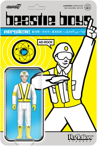 Beastie Boys - Super7 - Beastie Boys - ReAction Figures Wv4 - Ad-Rock (Intergalactic Crossing Guard) (Collectible, Action Figure) | Action Figure