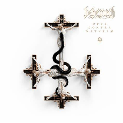 Behemoth - Opvs Contra Natvram Earbook (Limited Edition, Black & Gold Ink Spot Colored Vinyl) | Vinyl