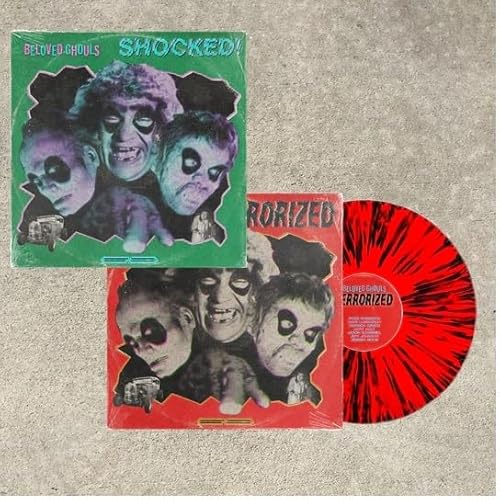 Beloved Ghouls - Terrorized/Shocked (Red W/ Black Splatter Vinyl) | Vinyl
