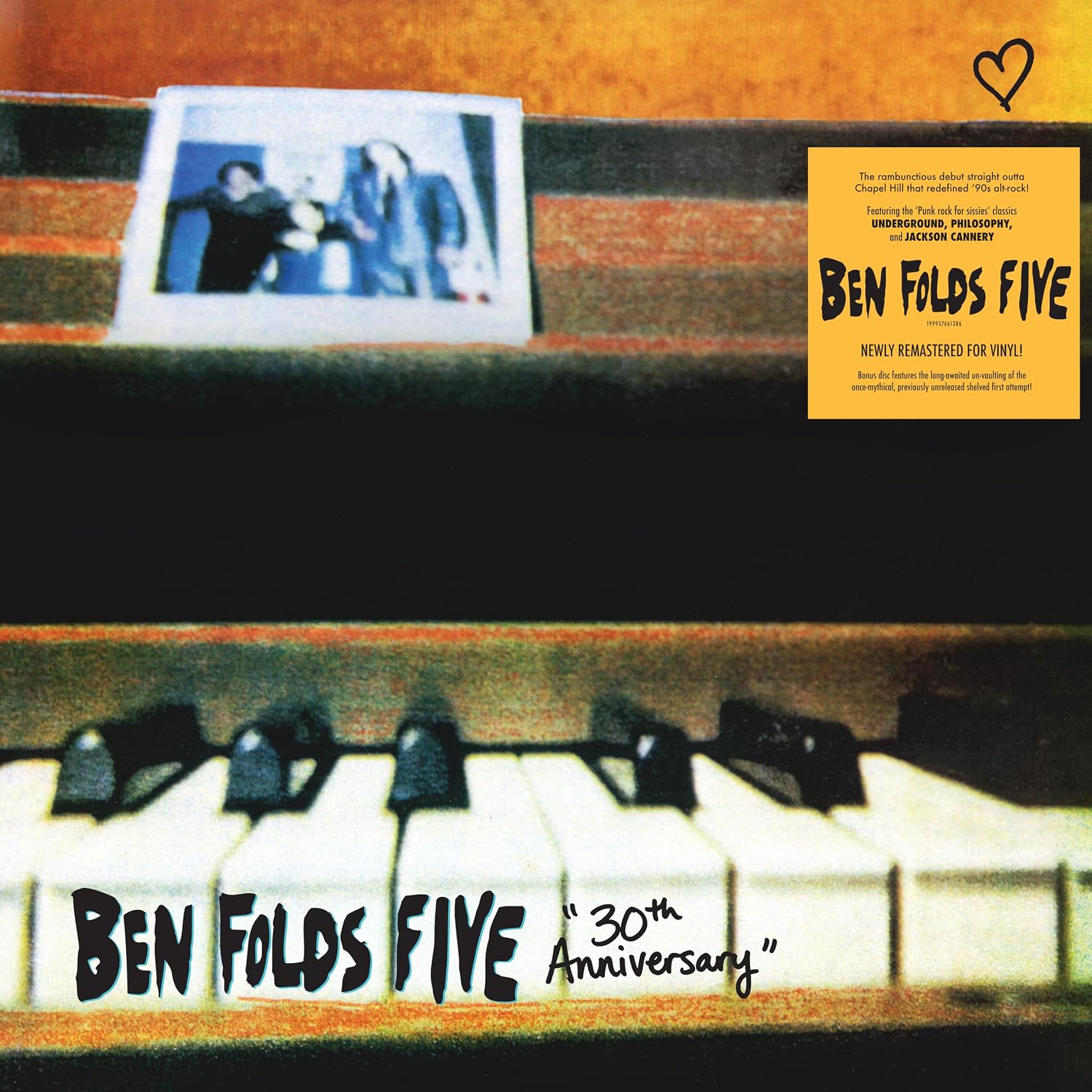 Ben Folds Five - Ben Folds Five (180 Gram Vinyl, 30th Anniversary Edition) (2 Lp's) | Vinyl