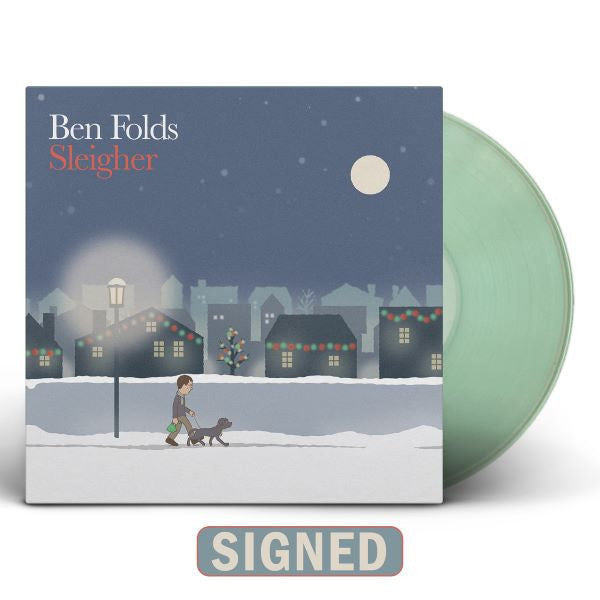 Ben Folds | Sleigher (Indie Exclusive, Green Colored Vinyl, Sticker, Autographed / Star Signed) | Vinyl