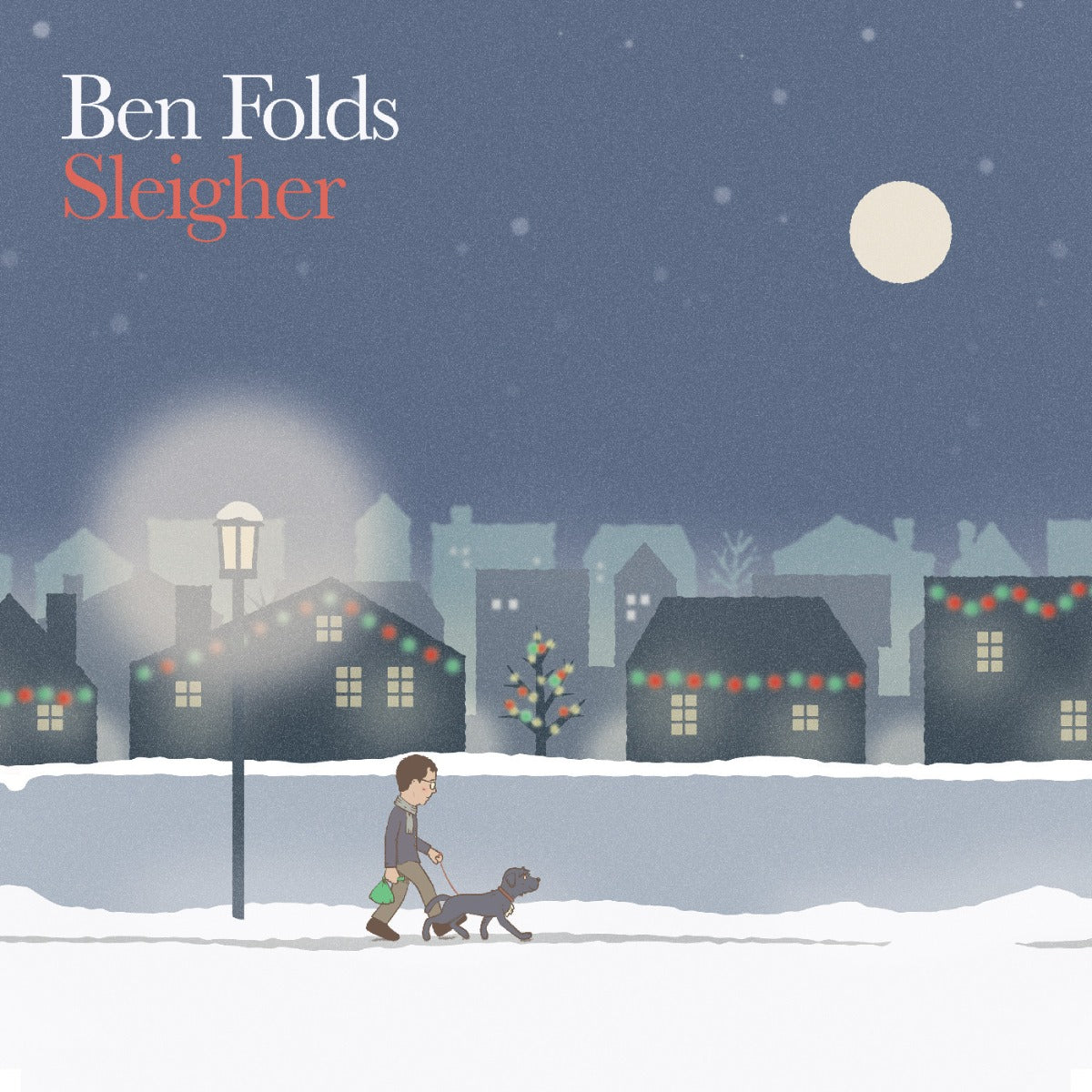 Ben Folds | Sleigher (Indie Exclusive, Green Colored Vinyl, Sticker, Autographed / Star Signed) | Vinyl - 0