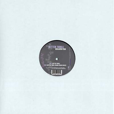 BENJAMIN FEHR - Better Thrill | Vinyl