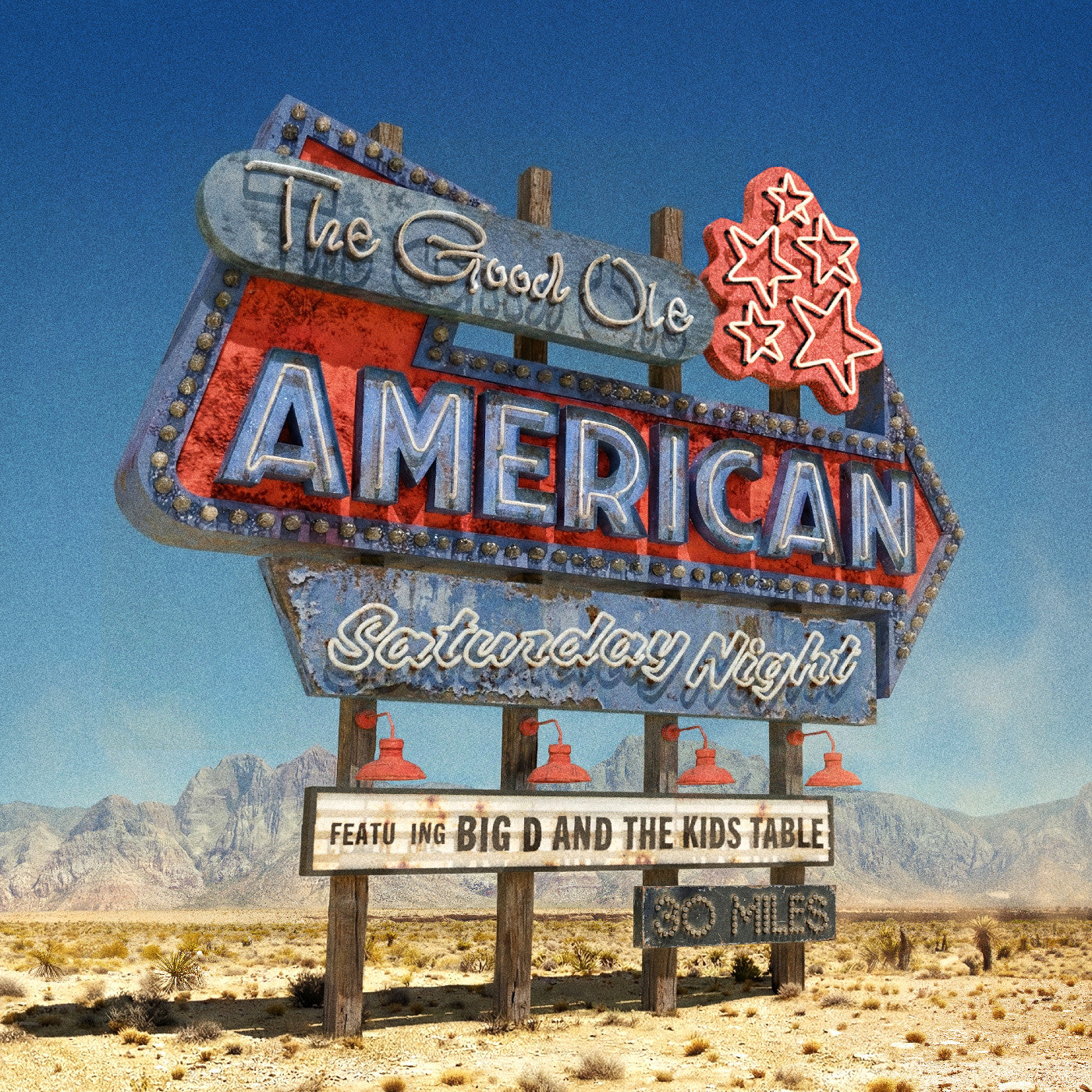 Big D And The Kids Table - The Good Ole American Saturday Night (Indie Exclusive, Cotton Candy Splash Vinyl) | Vinyl