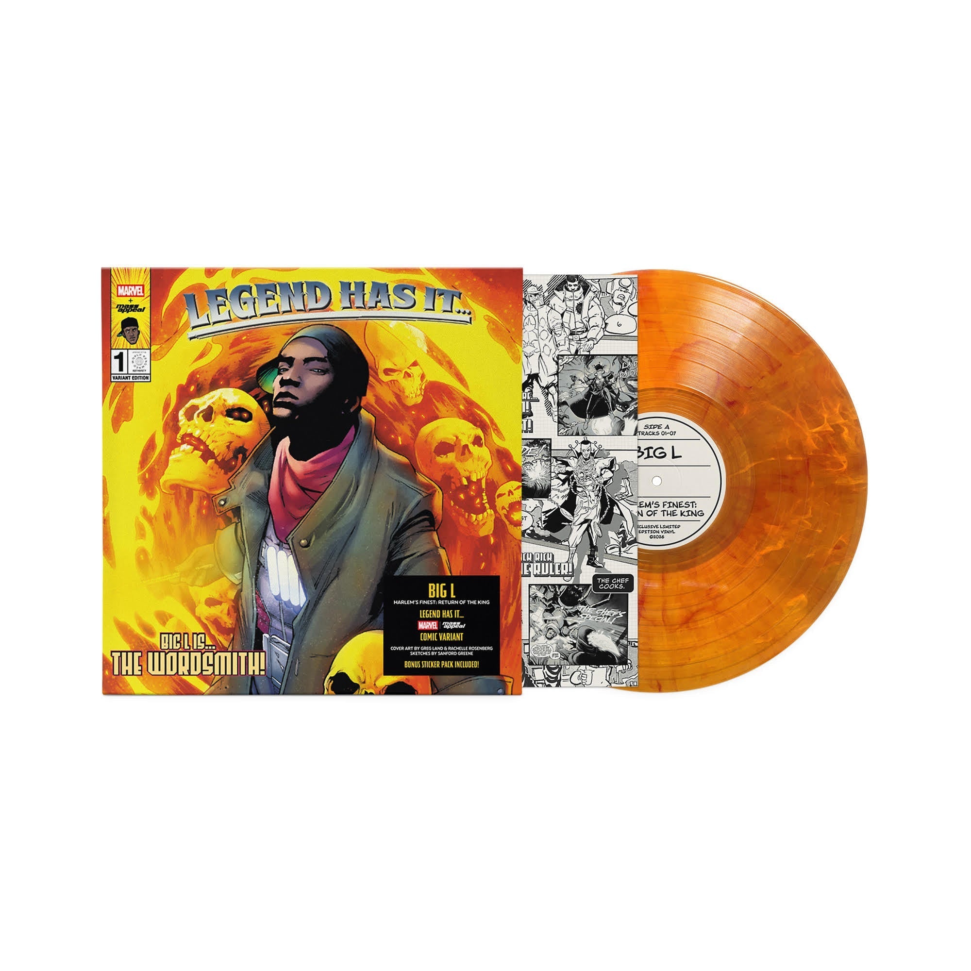 Big L - Harlem'S Finest: Return Of The King [Orange Marble] | Vinyl