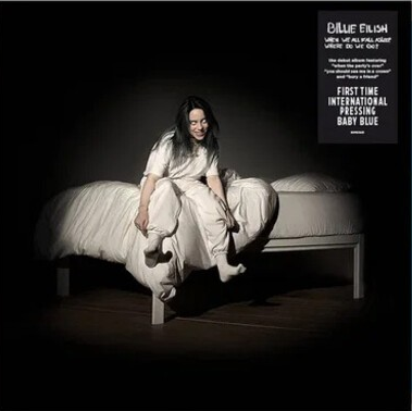 Billie Eilish - When We All Fall Asleep Where Do We Go (Limited Edition, International Pressing, Baby Blue Colored Vinyl) [Import] | Vinyl