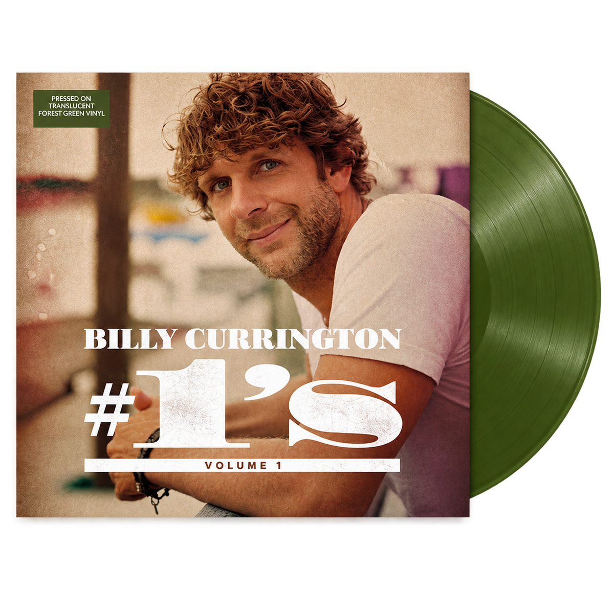 Billy Currington - #1s - Volume 1 [Translucent Forest Green Vinyl] | Vinyl