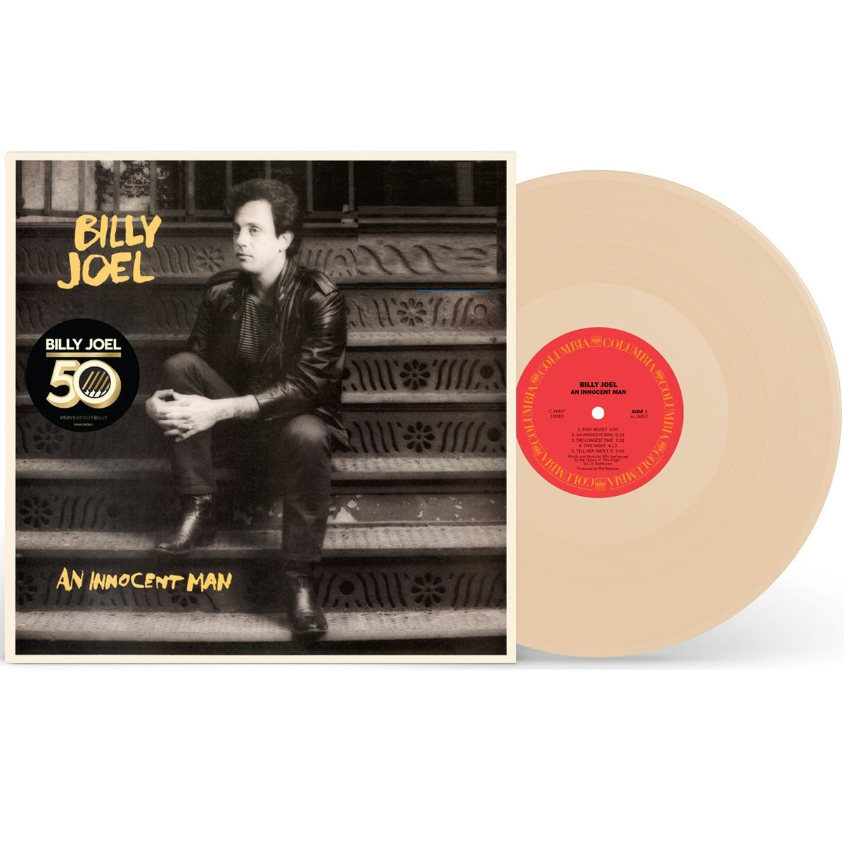 Billy Joel - An Innocent Man (Custard Vinyl With 12"x12" Phot Insert) | Vinyl