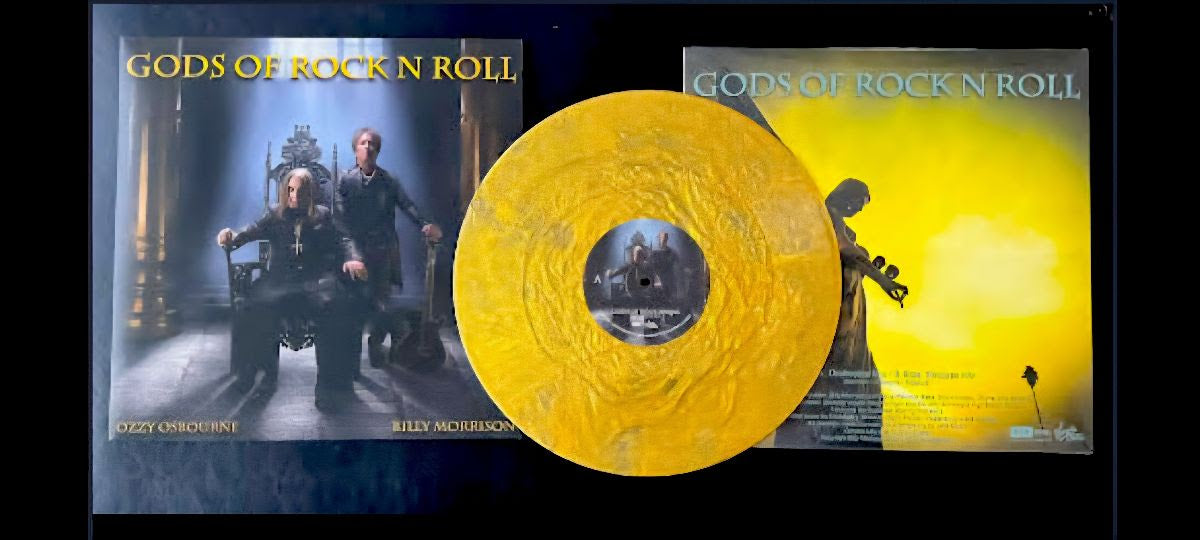 Billy Morrison / Ozzy Osbourne - Gods Of Rock N Roll 12" (Gold Vinyl) (Limited Edition Indie Exclusive) | Vinyl