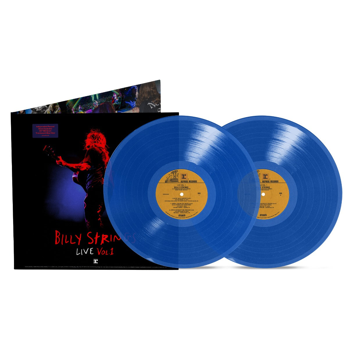 Billy Strings | Billy Strings Live Vol 1 (Indie Exclusive, Translucent Blue180 Gram Vinyl) (2 Lp's) | Vinyl