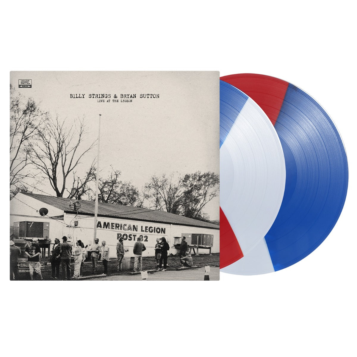 Billy Strings & Bryan Sutton - Live at the Legion Indie Exclusive, tri-color (red, white, blue) | Vinyl