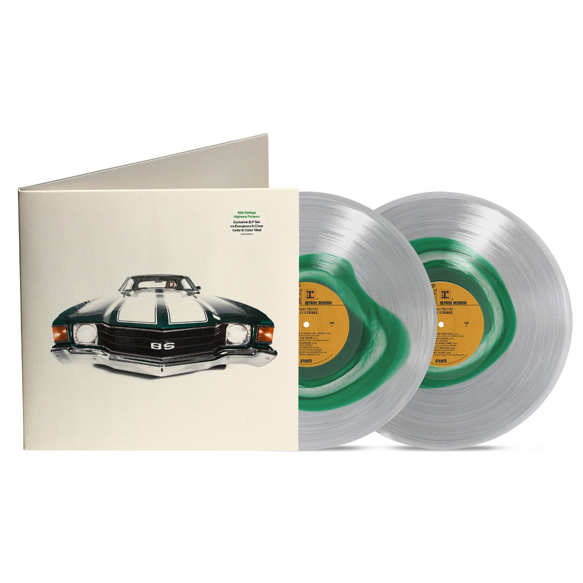 Billy Strings | Highway Prayers (Indie Exclusive, Green/Clear Color-in-Color Vinyl) (2 Lp) | Vinyl