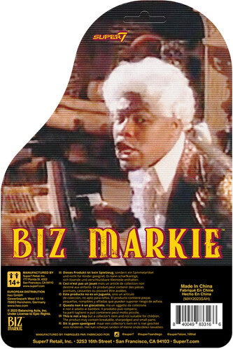 Biz Markie | Super7 - Biz Markie - Reaction Figures Wv2 - Just A Friend (Collectible, Figure, Action Figure) | Action Figure