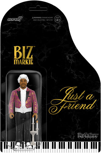 Biz Markie | Super7 - Biz Markie - Reaction Figures Wv2 - Just A Friend (Collectible, Figure, Action Figure) | Action Figure