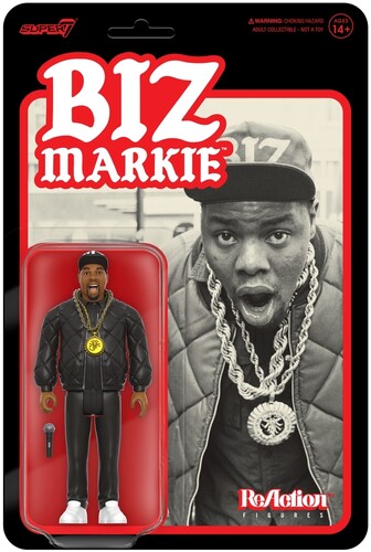 Biz Markie - Super7 - Biz Markie ReAction Wave 1 - Biz (Collectible, Figure, Action Figure) | Action Figure