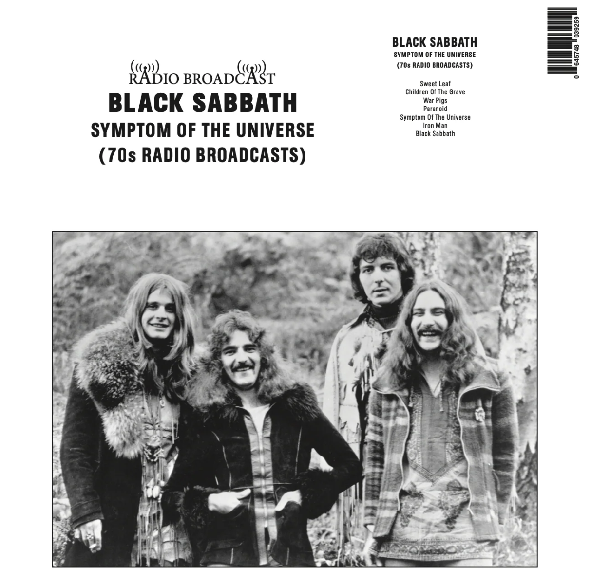 Black Sabbath - Symptom Of The Universe (70s Radio Broadcast) [Import] | Vinyl