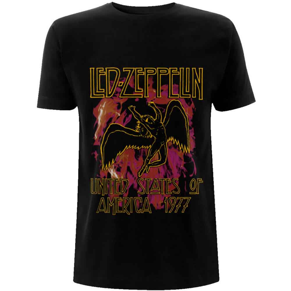 Led Zeppelin - Black Flames | T-Shirt Black