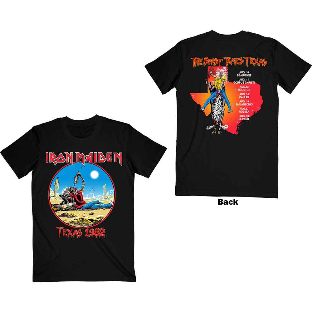 Iron Maiden - The Beast Tames Texas | T-Shirt Black