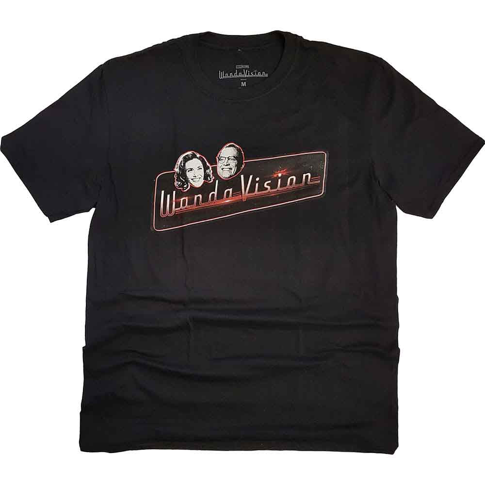 Marvel Comics - WandaVision Red Logo | T-Shirt Black