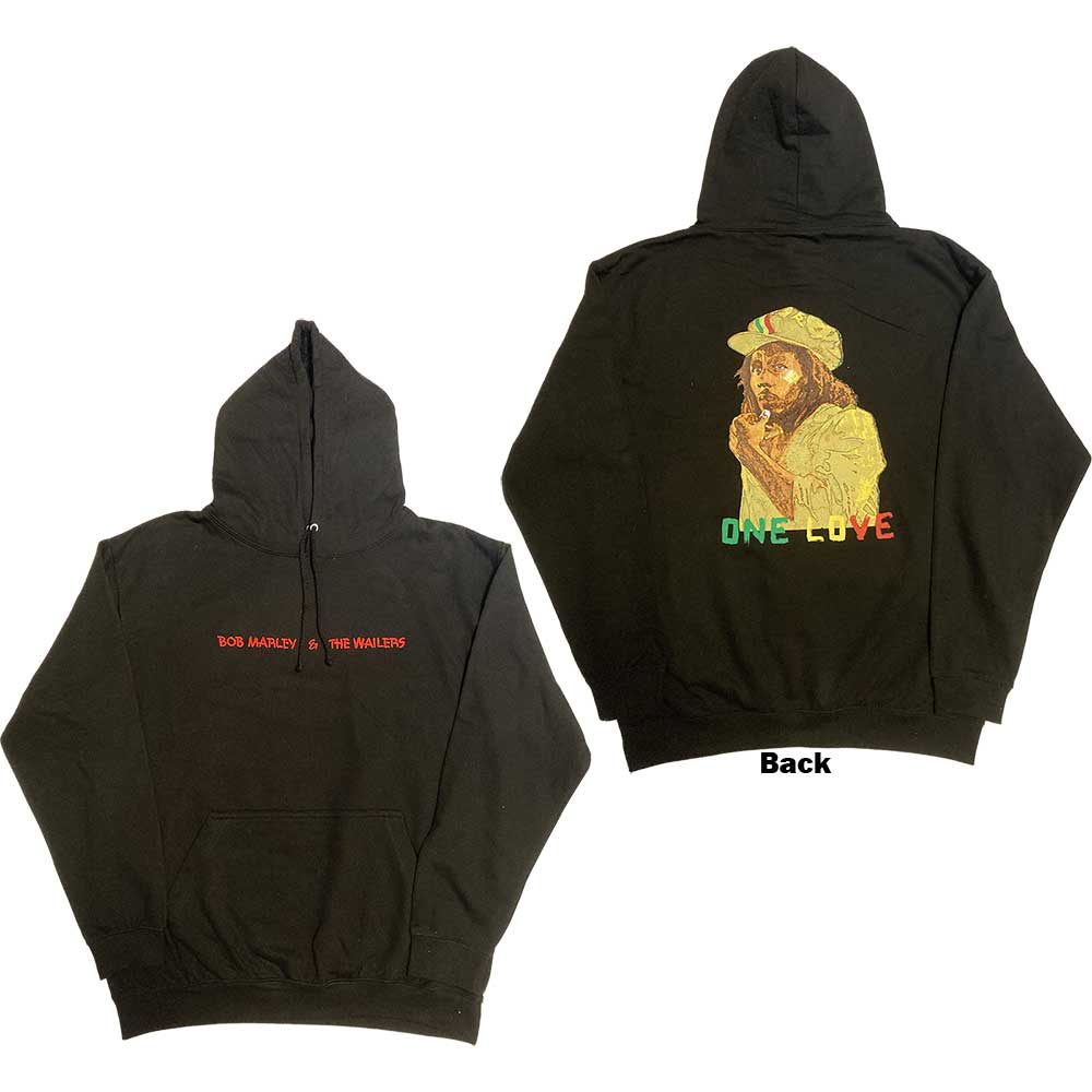 Bob Marley - Wailers One Love Portrait | Sweatshirt Black