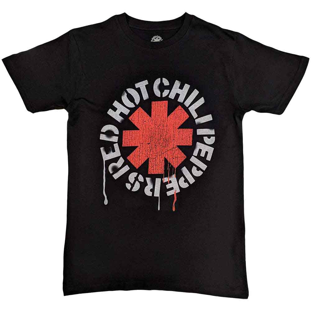 Red Hot Chili Peppers - Stencil | T-Shirt Black