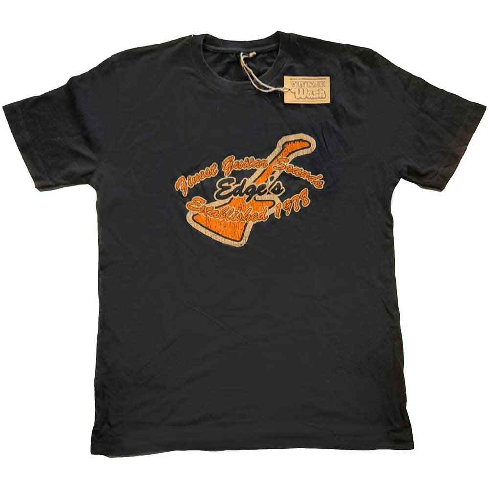 U2 - Edges Guitar Shop Est. 1978 | T-Shirt Black
