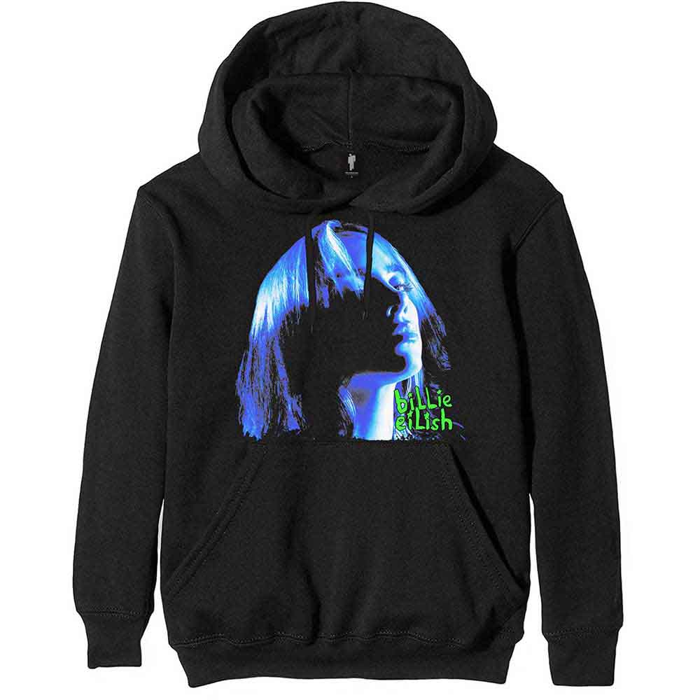 Billie Eilish - Neon Shadow Blue | Sweatshirt Black