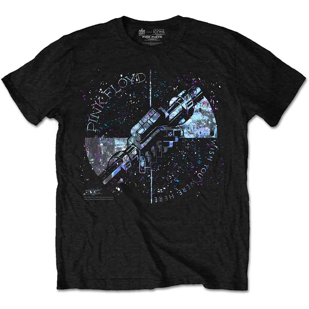 Pink Floyd - Machine Greeting Blue | T-Shirt Black