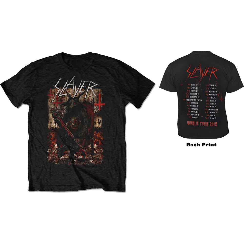 Slayer - Hellthrone European Tour 2018 | T-Shirt Black