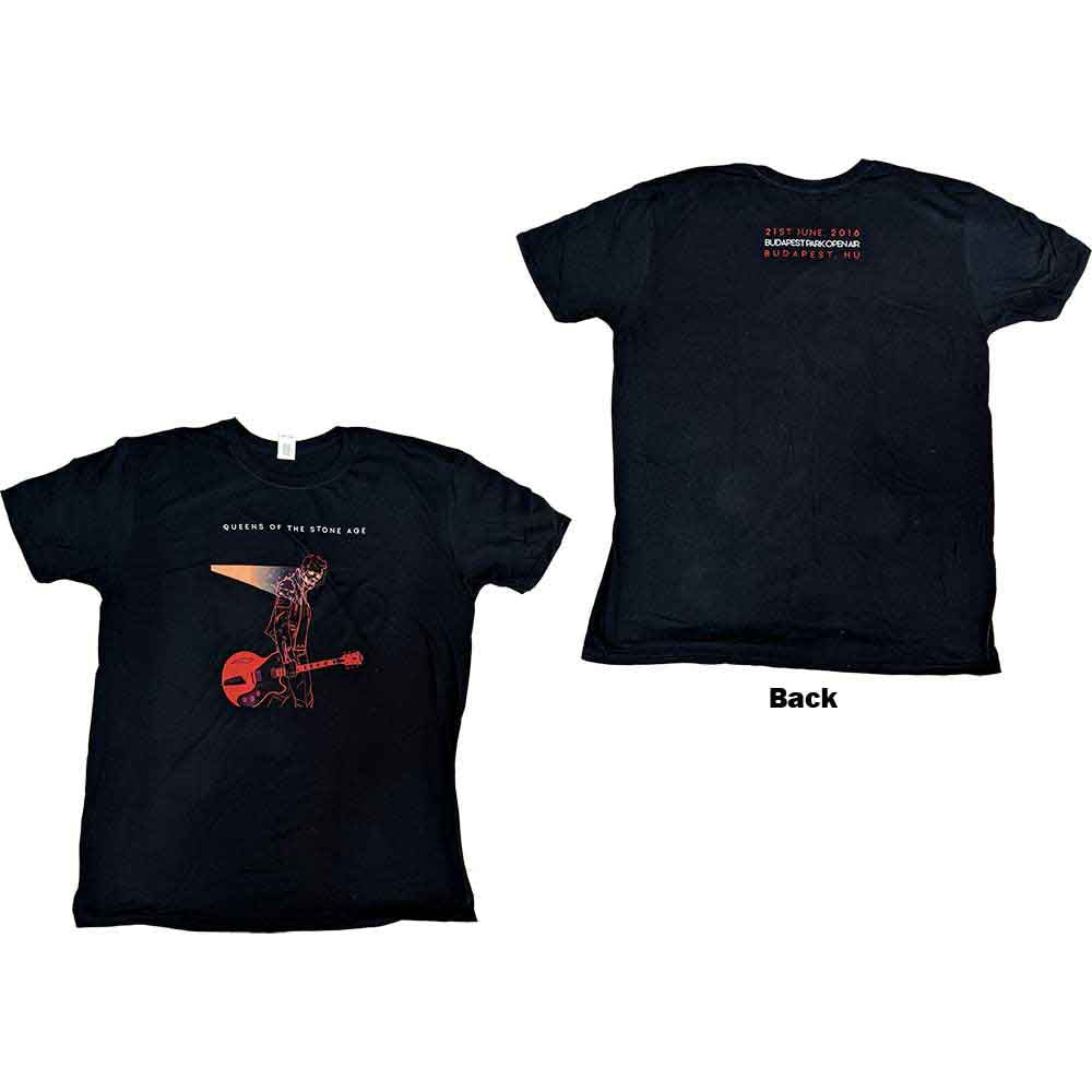 Queens Of The Stone Age - Budapest 2018 | T-Shirt Black