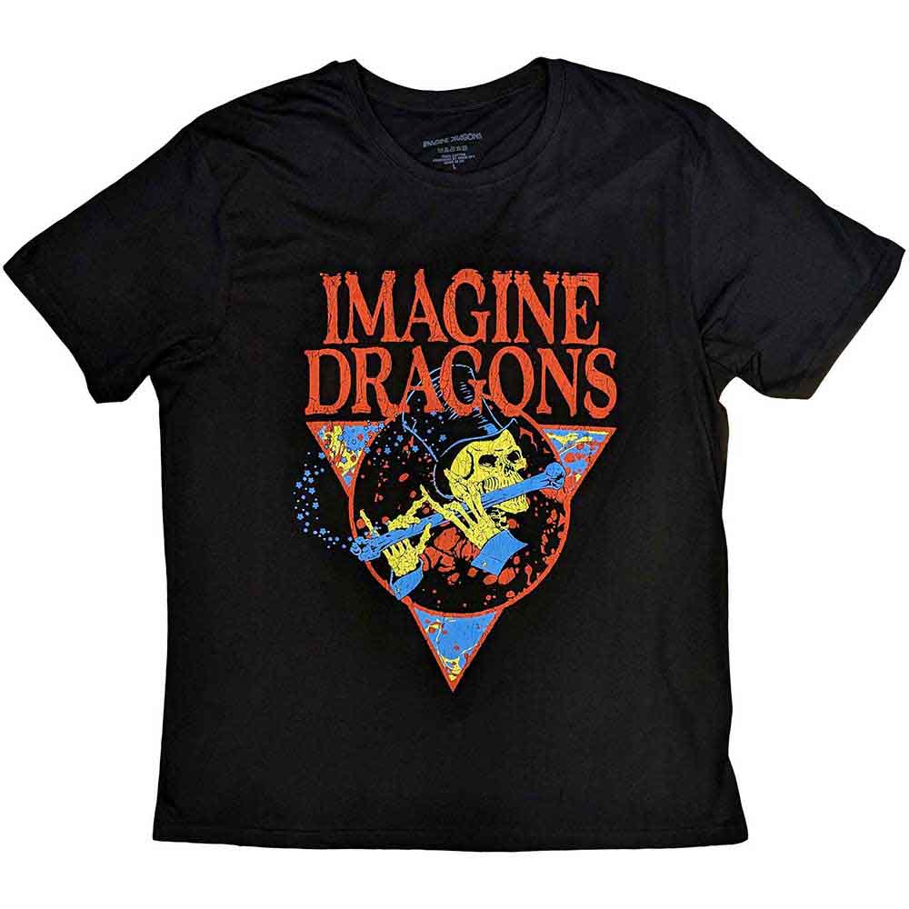 Imagine Dragons - Skeleton Flute | T-Shirt Black