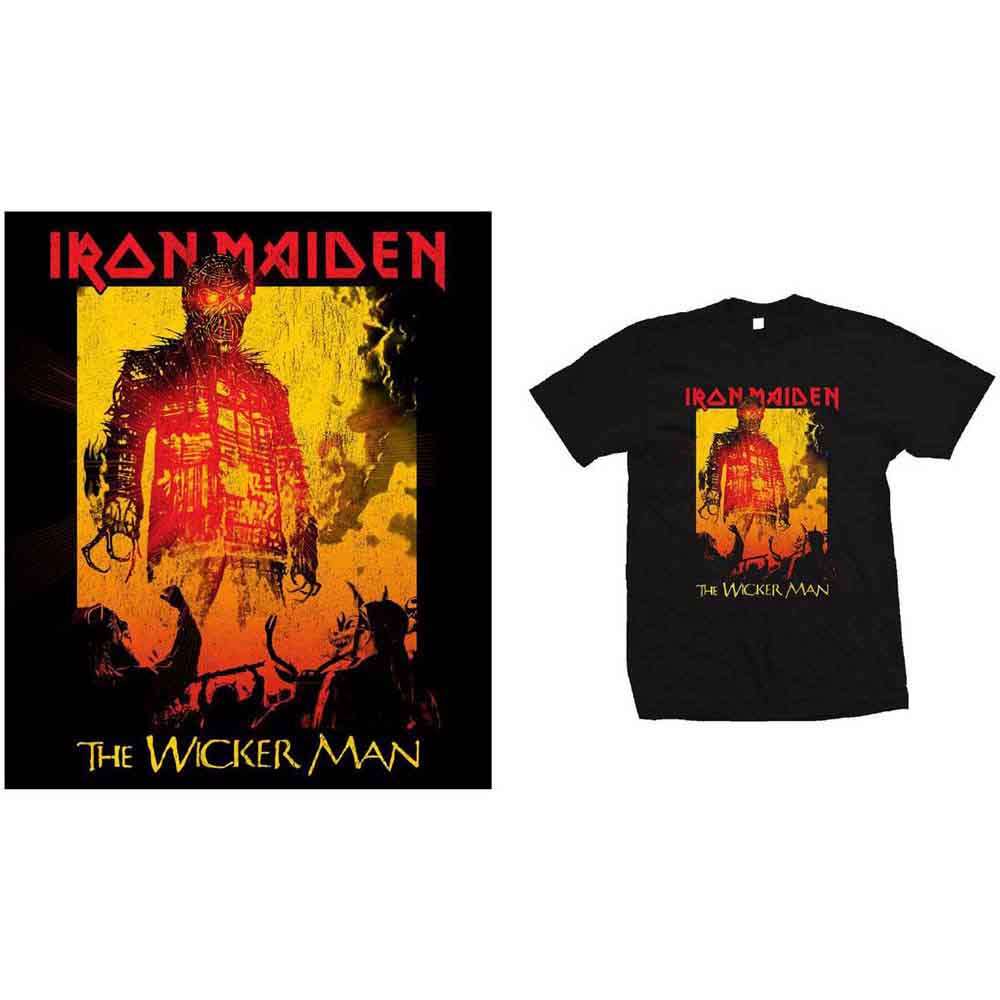 Iron Maiden - The Wicker Man Fire | T-Shirt Black