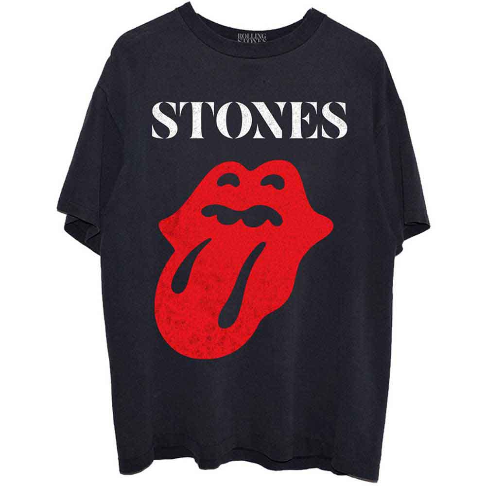 The Rolling Stones - Sixty Classic Vintage Solid Tongue | T-Shirt Black