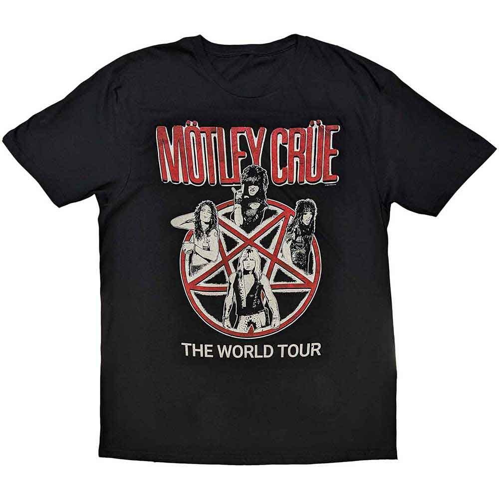 Motley Crue - Vintage World Tour | T-Shirt Black