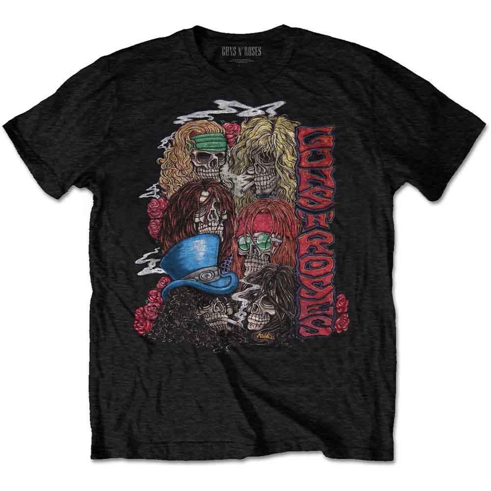 Guns N' Roses - Stacked Skulls | T-Shirt Black