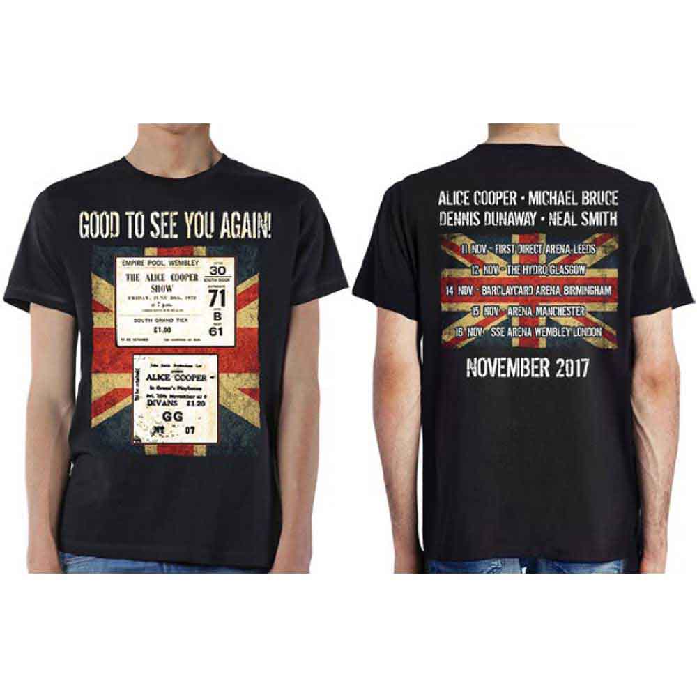 Alice Cooper - UK Only Event (Nov 2017) | T-Shirt Black