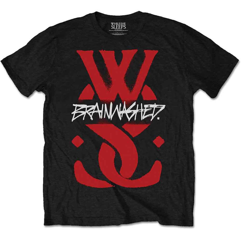While She Sleeps - Brainwashed Logo | T-Shirt Black