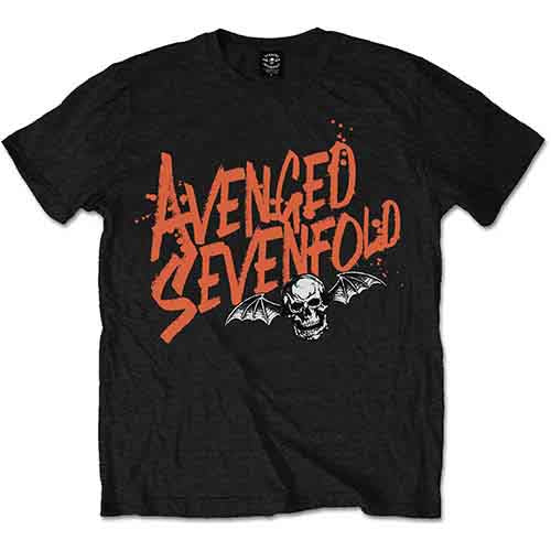 Avenged Sevenfold | Orange Splatter | T-Shirt