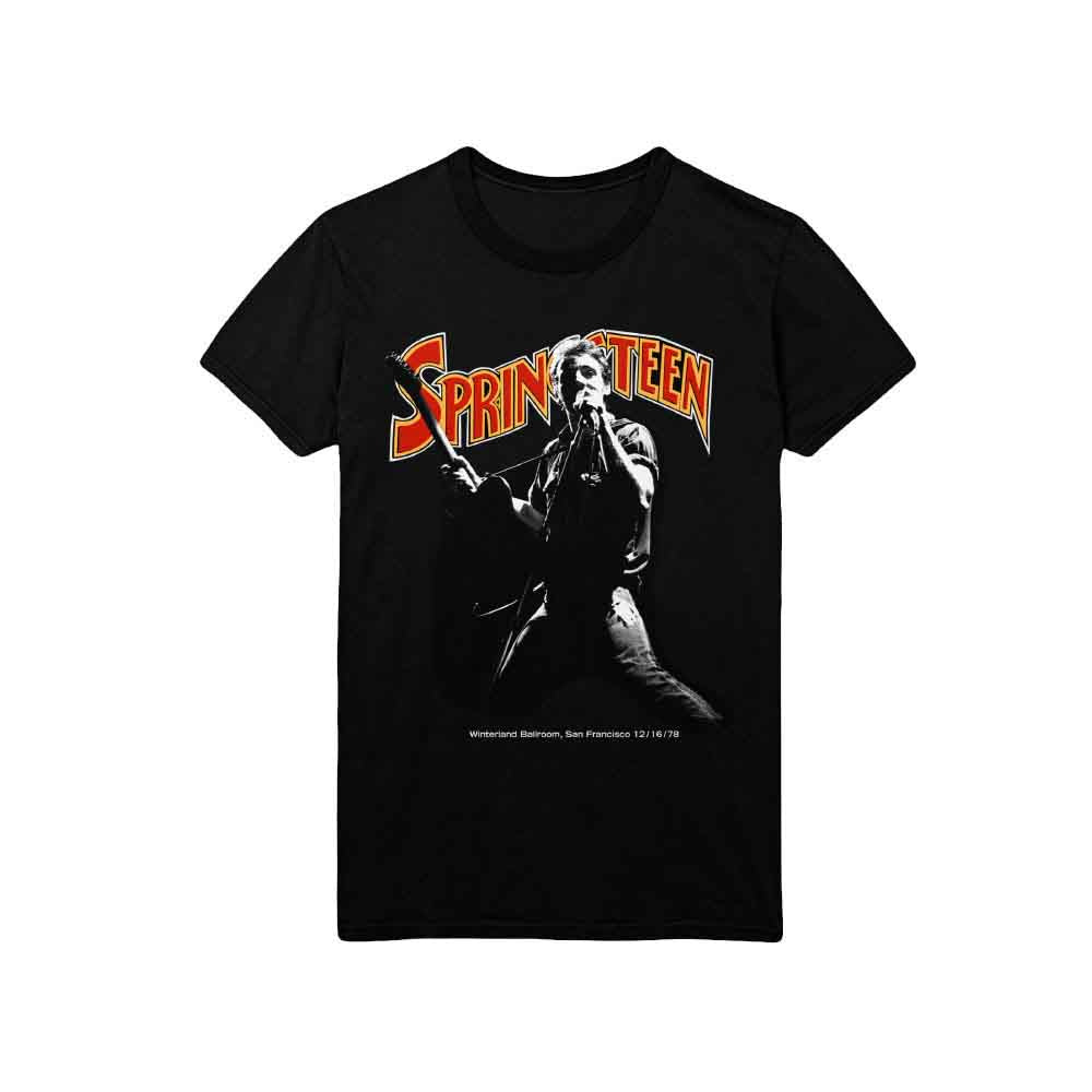 Bruce Springsteen - Winterland Ballroom Singing | T-Shirt Black