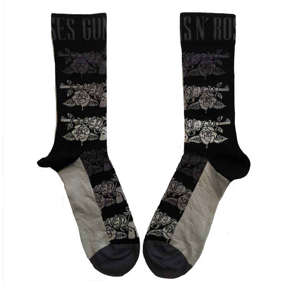 Guns N' Roses - Monochrome Pistols | Socks Black