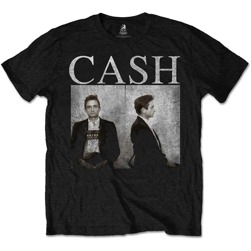 Johnny Cash - Mug Shot | T-Shirt Black
