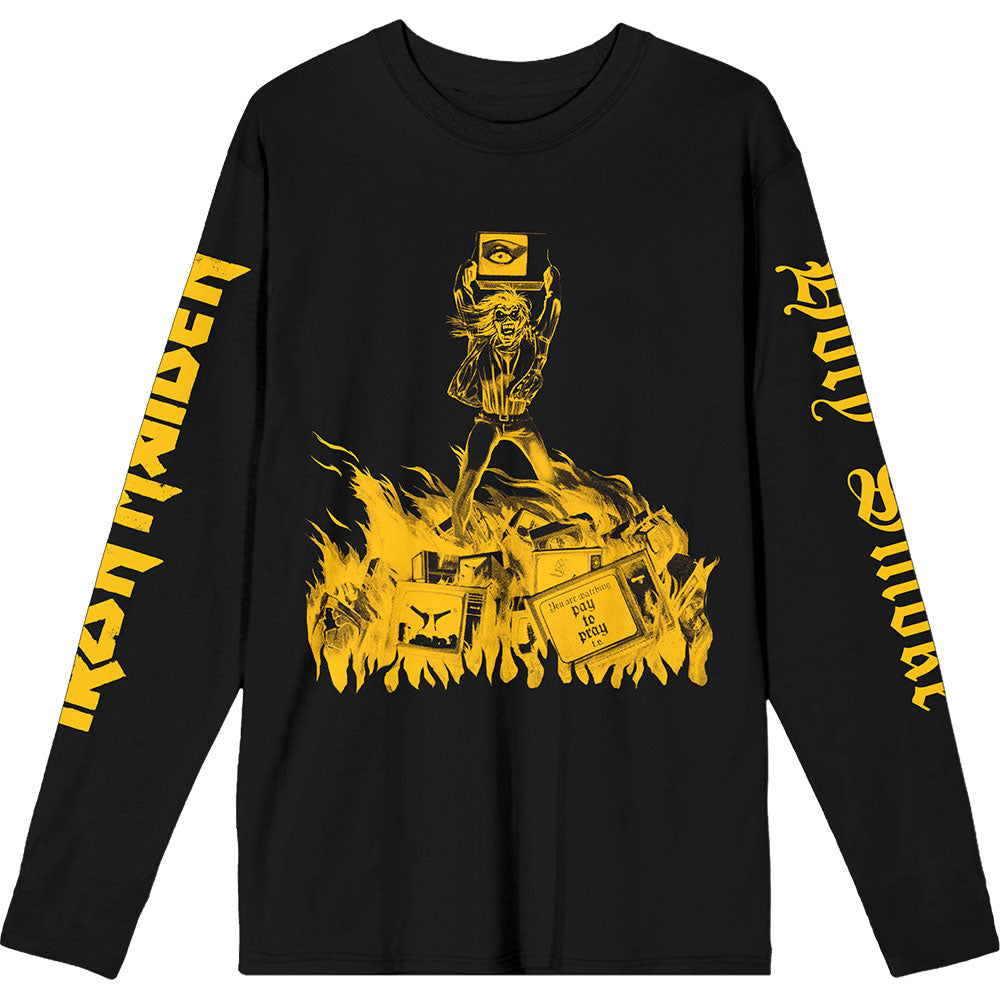 Iron Maiden | Holy Smoke Isolated Yellow | Black